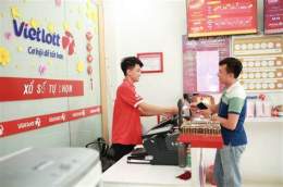 ảnh chụp màn hình điểm bán xổ số vietlott gần nhất