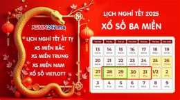 ảnh chụp màn hình lich nghi tet xo so mien bac