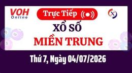 ảnh chụp màn hình số xổ miền trung thứ 7