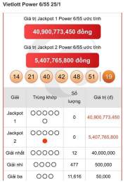 ảnh chụp màn hình thống kê xổ số power