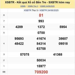 ảnh chụp màn hình xổ số bến tre thứ ba tuần trước