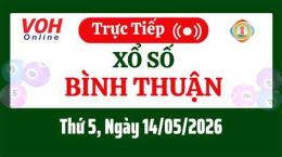 ảnh chụp màn hình xổ số bình thuận 14/5