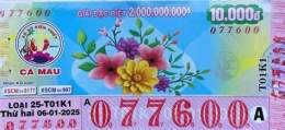ảnh chụp màn hình xổ số cà mau ngày 12 tháng 01 năm 2006