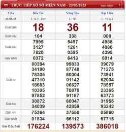ảnh chụp màn hình xổ số đài bạc liêu ngày 23 tháng 6