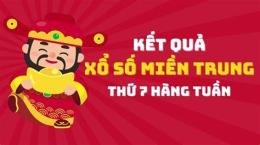 ảnh chụp màn hình xổ số hàng tuần thứ bảy miền trung