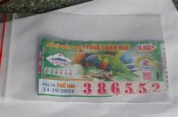 ảnh chụp màn hình xổ số huế ngày 13 tháng 10