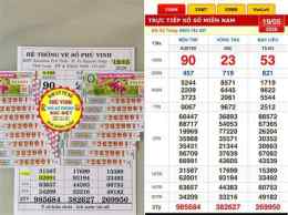 ảnh chụp màn hình xổ số miền nam ngày 05 tháng 11