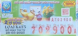 ảnh chụp màn hình xổ số sóc trăng ngày 13