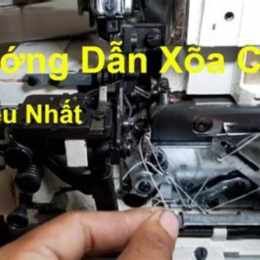 cách xỏ chỉ máy vắt sổ 2 kim 4 chỉ siruba