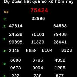 dự đoán kết quả xổ số mê