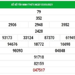 dự đoán xổ số tây ninh thứ năm