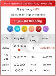 giao diện app kết quả xổ số mega millions usa