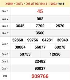 giao diện app kết quả xổ số trà vinh ngày 6 tháng 3