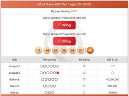 giao diện app so xo vietlott power hom nay