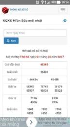 giao diện app thống kê xổ số đồng nai cần thơ