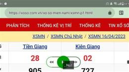 giao diện app xổ số đà lạt kiên giang tiền giang