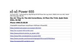 giao diện app xo so power 655
