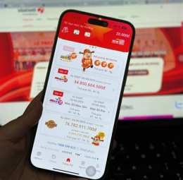 giao diện app xổ số thủ