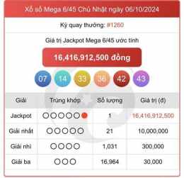 giao diện app xổ số vietlott ngày 10 tháng 6