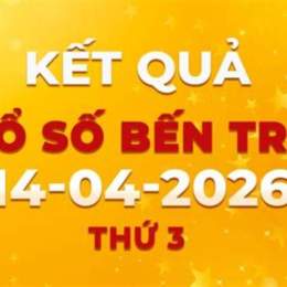 kết quả xổ số bến tre ngày 14 tháng 04