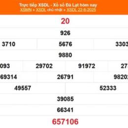 kết quả xổ số đà lạt ngày 22 tháng 03
