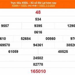 kết quả xổ số đà lạt ngày 5 tháng 10