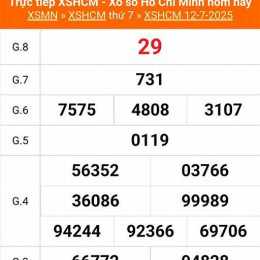 kết quả xổ số hồ chí minh ngày 19 tháng 1