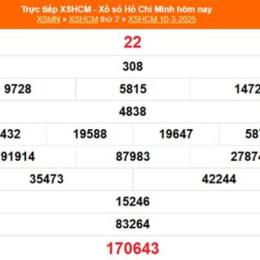 kết quả xổ số hồ chí minh ngày 22 tháng 6