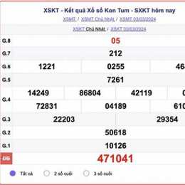 kết quả xổ số kiến thiết tỉnh kon tum
