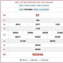 kết quả xổ số kon tum ngày hôm qua