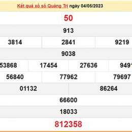 kết quả xổ số quảng trị tuần trước