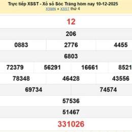 kết quả xổ số sóc trăng ngày 17 tháng 12