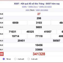 kết quả xổ số sóc trăng ngày 22 tháng 04
