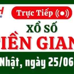 kết quả xổ số tiền giang ngày 25 tháng 1
