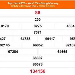 kết quả xổ số tiền giang ngày 9 tháng 11