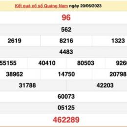 kết quả xổ số tỉnh quảng nam