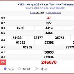 quay thử kết quả xổ số kon tum