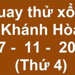 quay thử xổ số khánh hòa ngày mai