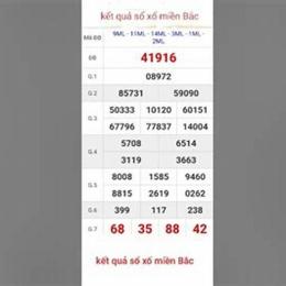 sổ xô miên bắc hôm nay thứ 4