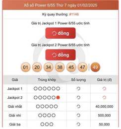 tính năng nổi bật kết quả xổ số power vietlott