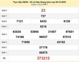 tính năng nổi bật xổ số đài hậu giang ngày 13 tháng 12