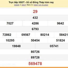 trực tiếp xổ số đồng tháp hôm nay