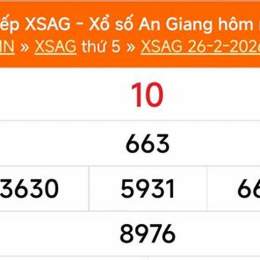 xổ số an giang 26 tháng 02