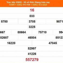xổ số an giang ngày 16 tháng 04 năm 2006