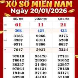 xổ số bạc liêu ngày 20 tháng 10