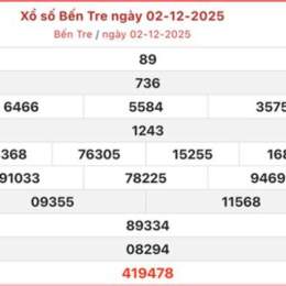 xo so ben tre 23 12