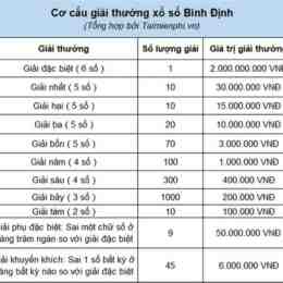 xổ số bình định 13 tháng 8