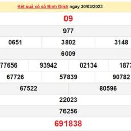 xổ số bình định ngày 30