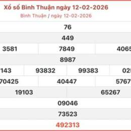xổ số bình thuận lâu chưa về