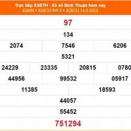 xổ số bình thuận ngày 14 tháng 5